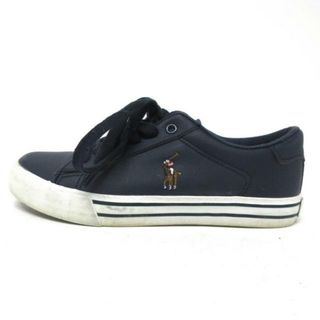 POLObyRalphLauren(ポロラルフローレン) スニーカー レディース ネイビー×白×マルチ レザー