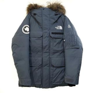 ザノースフェイス(THE NORTH FACE)のTHE NORTH FACE(ノースフェイス) ダウンジャケット サイズL メンズ サザンクロスパーカ ND91920 グレー×ライトブラウン ファー着脱可/SUMMIT SERIES/冬物(ダウンジャケット)