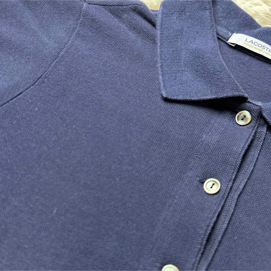 LACOSTE(ラコステ)のLACOSTEラコステ　レディース　半袖ポロシャツ　34  ネイビー レディースのトップス(ポロシャツ)の商品写真