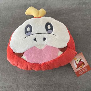 ポケモン(ポケモン)のポケモンセンター　ポケセン　ピカピカボックス　フェイス　クッション　ホゲータ(ぬいぐるみ)