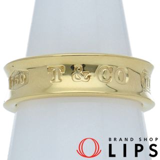 Tiffany & Co. - ティファニー 1837ナローリング  (#13)(#13 幅:約0.6cm) K18YG 仕上げ済 美品【中古】