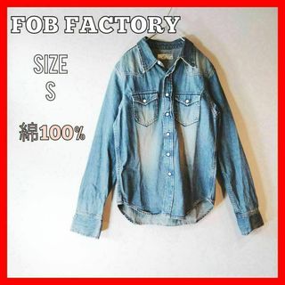 FOBfactory　エフオービーファクトリー　デニムシャツ　Ｇジャン　シャツ(Gジャン/デニムジャケット)