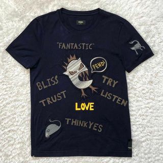 FENDI - ［美品］フェンディ　モンスター　ワッペン　fantastic Tシャツ　ネコ