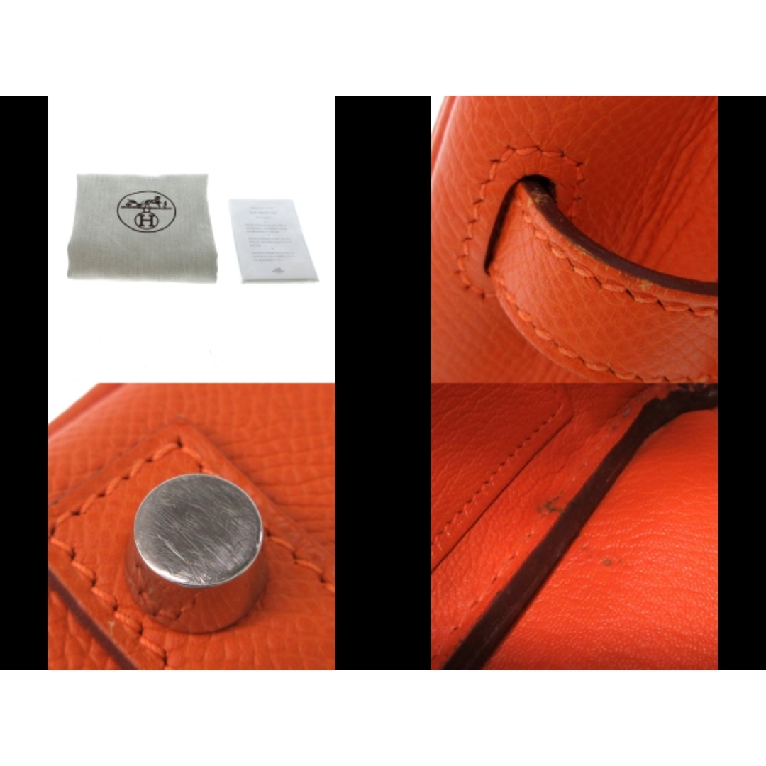 Hermes(エルメス)のHERMES(エルメス) ハンドバッグ バーキン25 オレンジ シルバー金具 ヴォーエプソン レディースのバッグ(ハンドバッグ)の商品写真