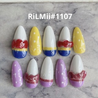 RiLMii#1107 ダック/ネイルチップ コスメ/美容のネイル(つけ爪/ネイルチップ)の商品写真