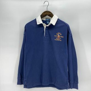 ポロラルフローレン(POLO RALPH LAUREN)の美品　Polo by Ralph Lauren　ポロシャツ　Lサイズ　刺繍　長袖(ポロシャツ)