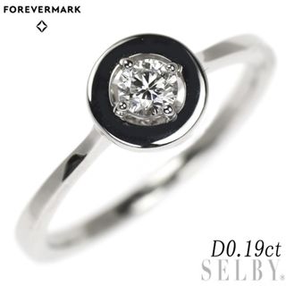 フォーエバーマーク Pt900 ダイヤモンド リング 0.19ct