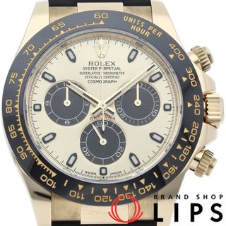 ロレックス(ROLEX)のロレックス コスモグラフ デイトナ Daytona Ceramic 116518LN(ﾗﾝﾀﾞﾑ) 箱 保証書 K18YG/ラバー メンズ時計 シャンパン/ブラック 美品 【中古】(その他)