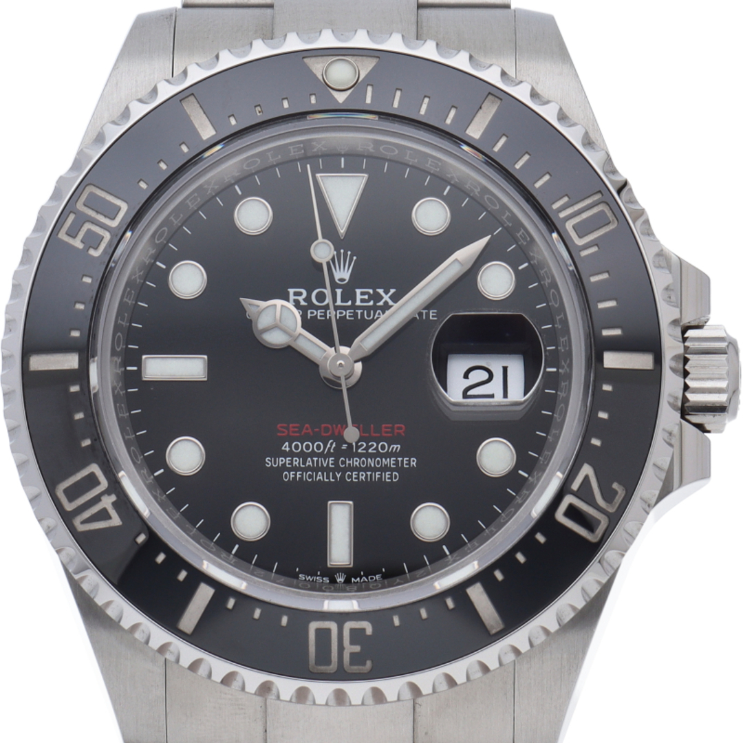 ROLEX(ロレックス)のロレックス シードゥエラー 赤シード Sea-Dweller 126600(ﾗﾝﾀﾞﾑ) 箱 保証書 SS メンズ時計 ブラック 美品 【未使用】 メンズの時計(その他)の商品写真