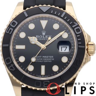 ロレックス(ROLEX)のロレックス ヨットマスター 42 ウォッチ Yacht-Master 226658(ﾗﾝﾀﾞﾑ) 箱 保証書 K18YG/ラバー メンズ時計 ブラック 仕上げ済 美品 【中古】(その他)