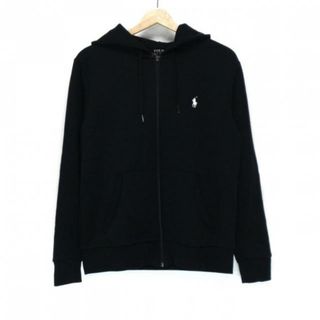 ポロラルフローレン(POLO RALPH LAUREN)のPOLObyRalphLauren(ポロラルフローレン) パーカー サイズS - 黒×白 長袖/ジップアップ(パーカー)