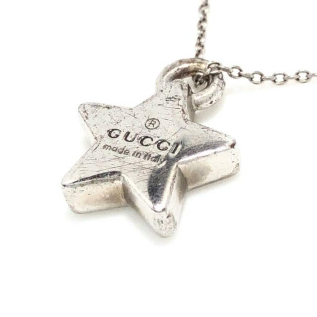 Gucci(グッチ)のGUCCI(グッチ) ネックレス - シルバー スター/社外チェーン レディースのアクセサリー(ネックレス)の商品写真
