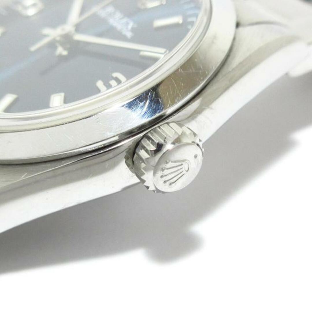 ROLEX(ロレックス)のROLEX(ロレックス) 腕時計 オイスターパーペチュアル 77080 ボーイズ SS/12コマ+余り1コマ(フルコマ) ブルー レディースのファッション小物(腕時計)の商品写真