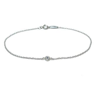 ティファニー(Tiffany & Co.)のTIFFANY&Co.(ティファニー) ブレスレット美品  バイザヤード Pt950×ダイヤモンド 1Pダイヤ/ダイヤ約0.15カラット(ブレスレット/バングル)