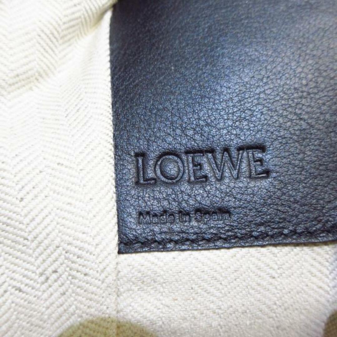 LOEWE(ロエベ)のLOEWE(ロエベ) ハンドバッグ レディース美品  ハンモックバッグスモール 387.30PS35 ベージュ×ブラウン×黒 トリコロール カーフレザー  レディースのバッグ(ハンドバッグ)の商品写真