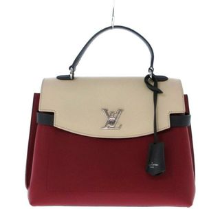 ルイヴィトン(LOUIS VUITTON)のLOUIS VUITTON(ルイヴィトン) ハンドバッグ ロックミー美品  ロックミーエヴァーMM M52431 ボルドー×白×マルチ ソフトカーフレザー(ハンドバッグ)