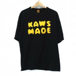 HUMAN MADE - HUMAN MADE(ヒューマンメイド) 半袖Tシャツ サイズ2XL 2XL メンズ - 黒×イエロー ロゴプリント