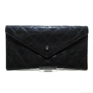 シャネル(CHANEL)のCHANEL(シャネル) 長財布 ビコローレ 黒 ラムスキン (財布)