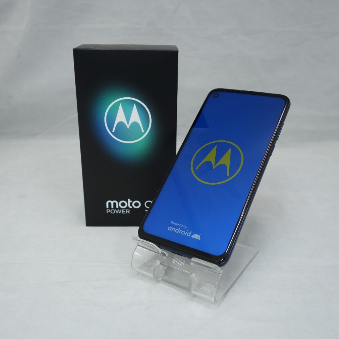 Motorola(モトローラ)の[SIMフリー版] Androidスマホ motorola (モトローラ) moto g8 power カプリブルー XT2041-3 スマホ/家電/カメラのスマートフォン/携帯電話(スマートフォン本体)の商品写真