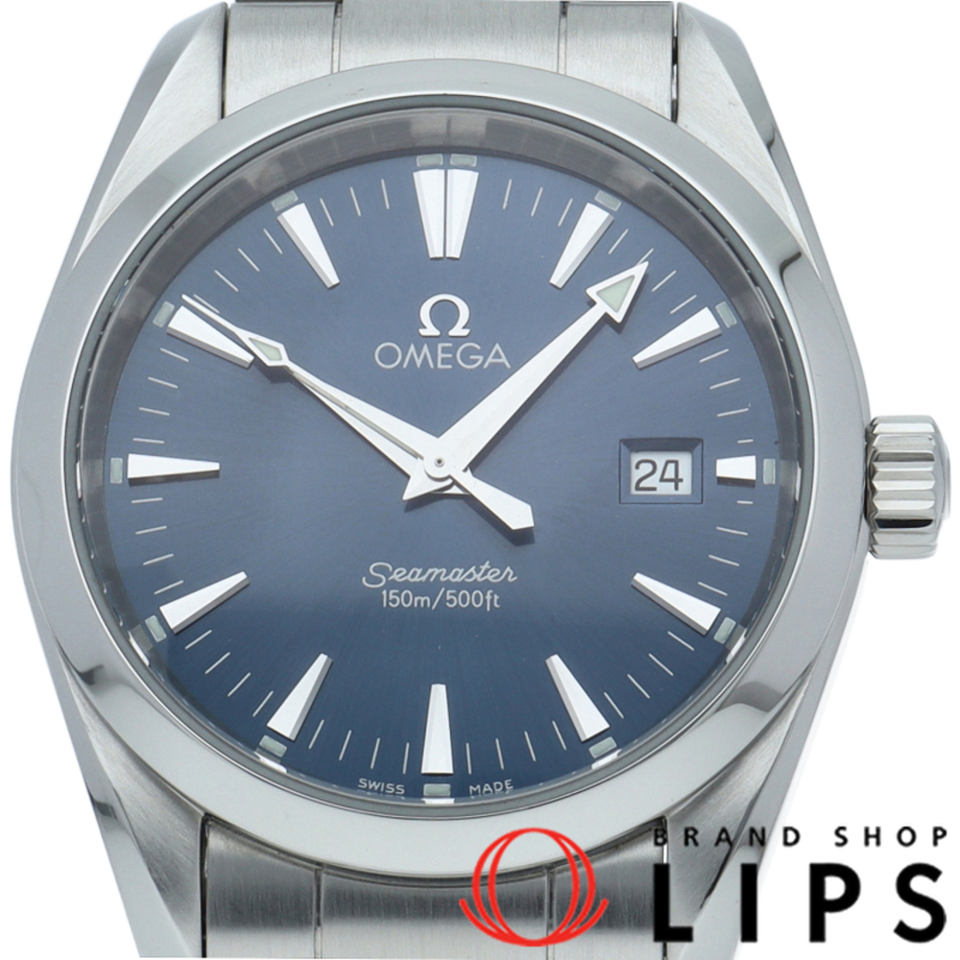 OMEGA(オメガ)のオメガ シーマスター アクアテラ クォーツ 36mm ブルー Seamaster Aqua Terra Quartz 36.2mm 2518.80
 SS メンズ時計 ブラック 仕上げ済 美品 【中古】 メンズの時計(その他)の商品写真