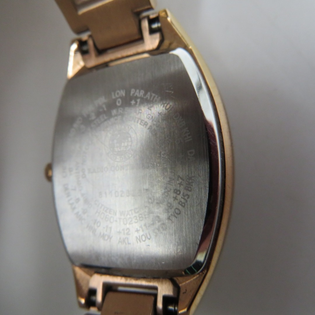 CITIZEN(シチズン)の腕時計 CITIZEN XC ES9392-51W H060-T023894 エコドライブ 電波時計 ピンクゴールド 美品【中古】 レディースのファッション小物(腕時計)の商品写真