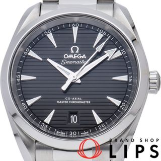 オメガ(OMEGA)のオメガ シーマスター アクアテラ 150M コーアクシャル マスター クロノメーター 38mm Seamaster Aqua 150M Terra Co-Axial Master Chronometer 220.10.38.20.01.001 箱 保証書 SS メンズ時計 ブラック 美品 【新品】(その他)