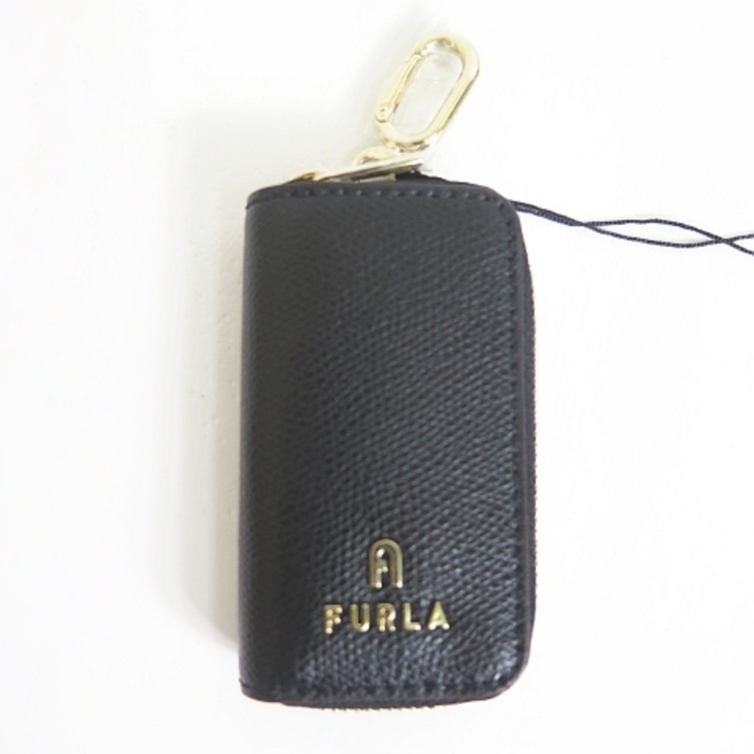 Furla(フルラ)のフルラ CAMELIA KEYCASE CHARM キーケース レザー ブラック レディースのファッション小物(キーケース)の商品写真