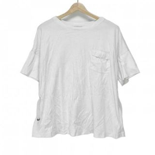 モンクレール(MONCLER)のMONCLER(モンクレール) 半袖Tシャツ サイズS レディース - 白 クルーネック(Tシャツ(半袖/袖なし))