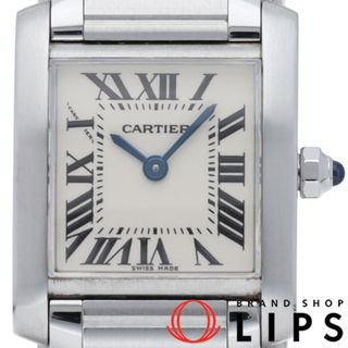 カルティエ(Cartier)のカルティエ タンク フランセーズ ウォッチ SM Tank Francaise SM W51008Q3 箱 保証書 SS レディース時計 シルバー 仕上げ済 美品 【中古】(腕時計)