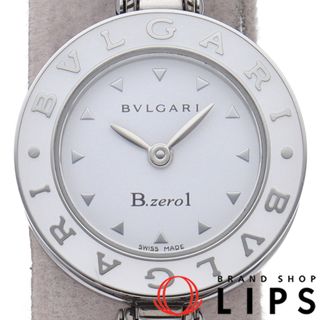 BVLGARI - ブルガリ ビーゼロワン ウォッチ バングル(S) B.ZERO1 Watch S BZ22S/BZ22WLSS 箱 保証書 SS レディース時計 ホワイト 仕上げ済 美品 【中古】