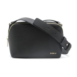 フルラ(Furla)のFurla (フルラ) AMICA アミカ ショルダーバッグ クロスボディ 斜め掛け ポシェット レザー ブラック レディース WE00197 美品(ショルダーバッグ)