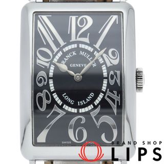 フランクミュラー(FRANCK MULLER)のフランク ミュラー ロング アイランド ウォッチ レリーフ Long Island 1200SC REL 箱 保証書(並行) SS/革 メンズ時計 ブラック 仕上げ済 美品 【中古】(その他)