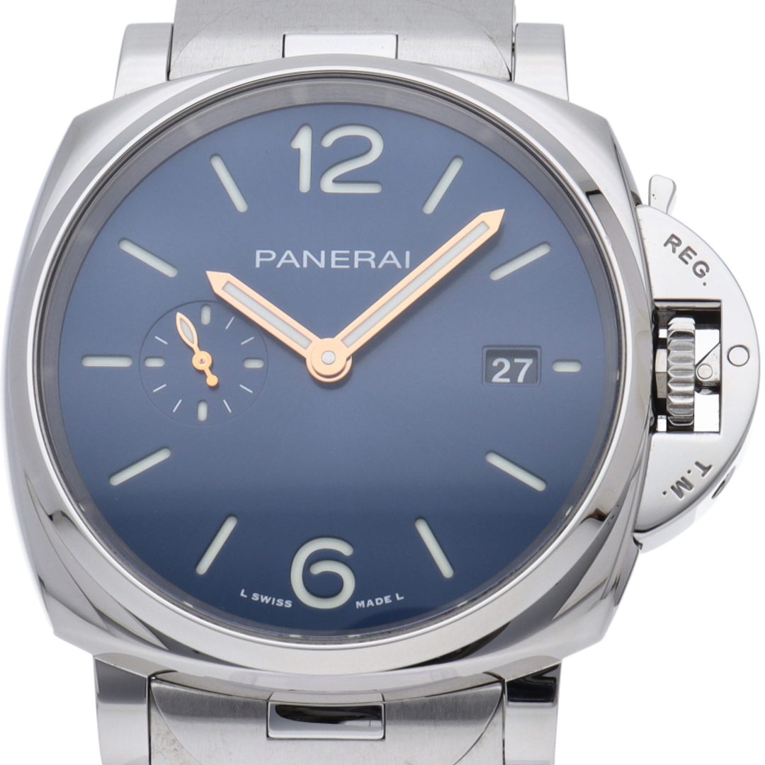 PANERAI(パネライ)のパネライ ルミノール ドゥエ 42mm Luminor Due PAM01124 箱 保証書 SS メンズ時計 ブルー 仕上げ済 美品 【中古】 メンズの時計(その他)の商品写真