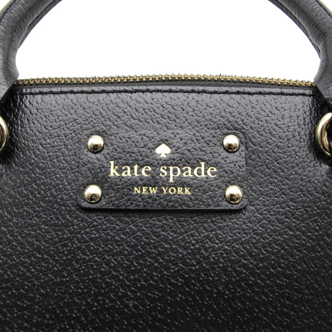 kate spade new york(ケイトスペードニューヨーク)のKate Spade (ケイトスペード) 2WAY ショルダーバッグ ハンドバッグ WKRU2485 レザー ブラック レディース レディースのバッグ(ハンドバッグ)の商品写真