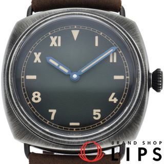 パネライ(PANERAI)のパネライ ラジオミール カリフォルニア 8デイズ 45mm Radiomir 8 Days PAM01349 箱 保証書 SS/革 メンズ時計 グリーン 美品 【新品】(その他)