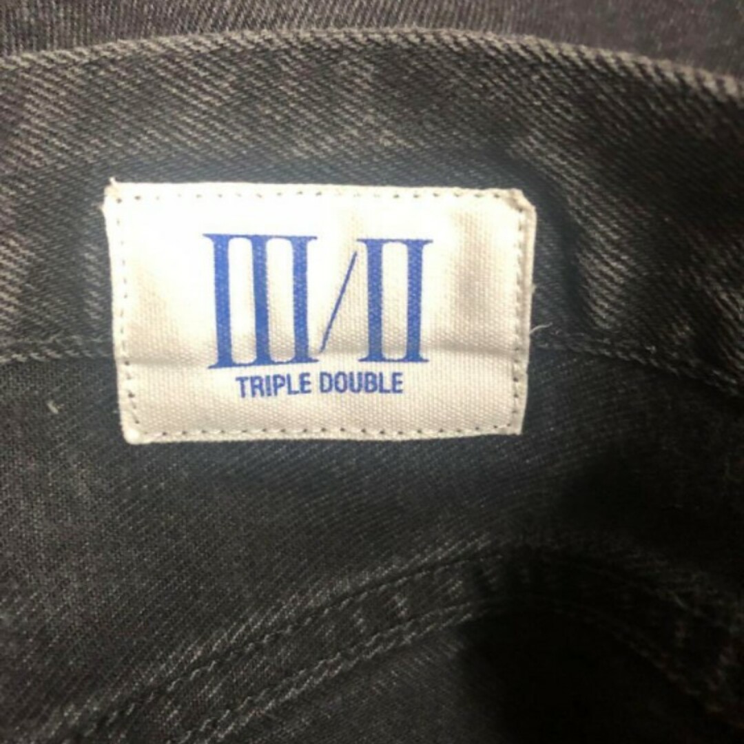 Ron Herman(ロンハーマン)のTRIPLE DOUBLE トリプルダブル　デニムパンツ メンズのパンツ(デニム/ジーンズ)の商品写真