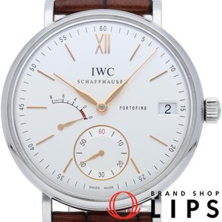 インターナショナルウォッチカンパニー IWC ポートフィノ ハンドワインド 8デイズ Portofino Hand Wind 8Days IW510103 箱 保証書 SS/革 メンズ時計 ホワイト 仕上げ済 美品 【中古】