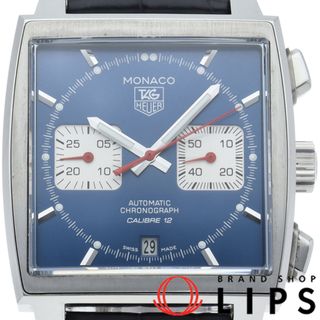 タグホイヤー(TAG Heuer)のタグ・ホイヤー モナコ クロノグラフ スティーブ マックイーン キャリバー 12 Monaco Chronograph Steve McQueen CAW2111.FC6356 箱 SS/革 メンズ時計 ブルー 仕上げ済 美品 【中古】(その他)