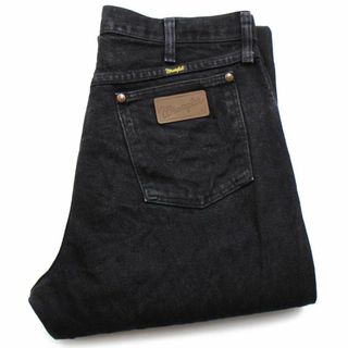 ラングラー(Wrangler)の00s メキシコ製 Wranglerラングラー 13MWZ ブラック デニムパンツ w33 L34★SDP2609 オールド ジーンズ ストレート カントリー(デニム/ジーンズ)