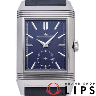 ジャガールクルト(Jaeger-LeCoultre)のジャガー・ルクルト レベルソ トリビュート デュオ ウォッチ Reverso Tribute Duo 215.8.D4/Q3988482 箱 保証書 SS/革 メンズ時計 ブルー/シルバー 仕上げ済 美品 【中古】(その他)