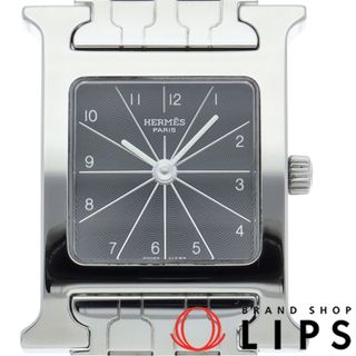 エルメス(Hermes)のエルメス Hウォッチ レディース時計 H Watch HH1.210 箱 保証書 SS レディース時計 ブラック 仕上げ済 美品 【中古】(腕時計)