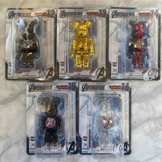 ベアブリック(BE@RBRICK)のベアブリック MARVEL アベンジャーズ エンドゲーム Happyくじ 5個(アメコミ)