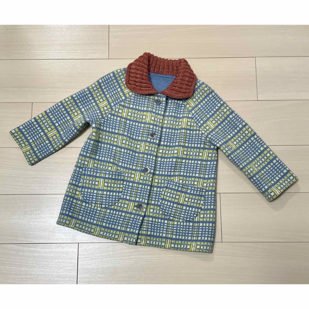 Misha & Puff(ミーシャアンドパフ)のMisha&Puff リバーシブルコート　6y キッズ/ベビー/マタニティのキッズ服女の子用(90cm~)(コート)の商品写真