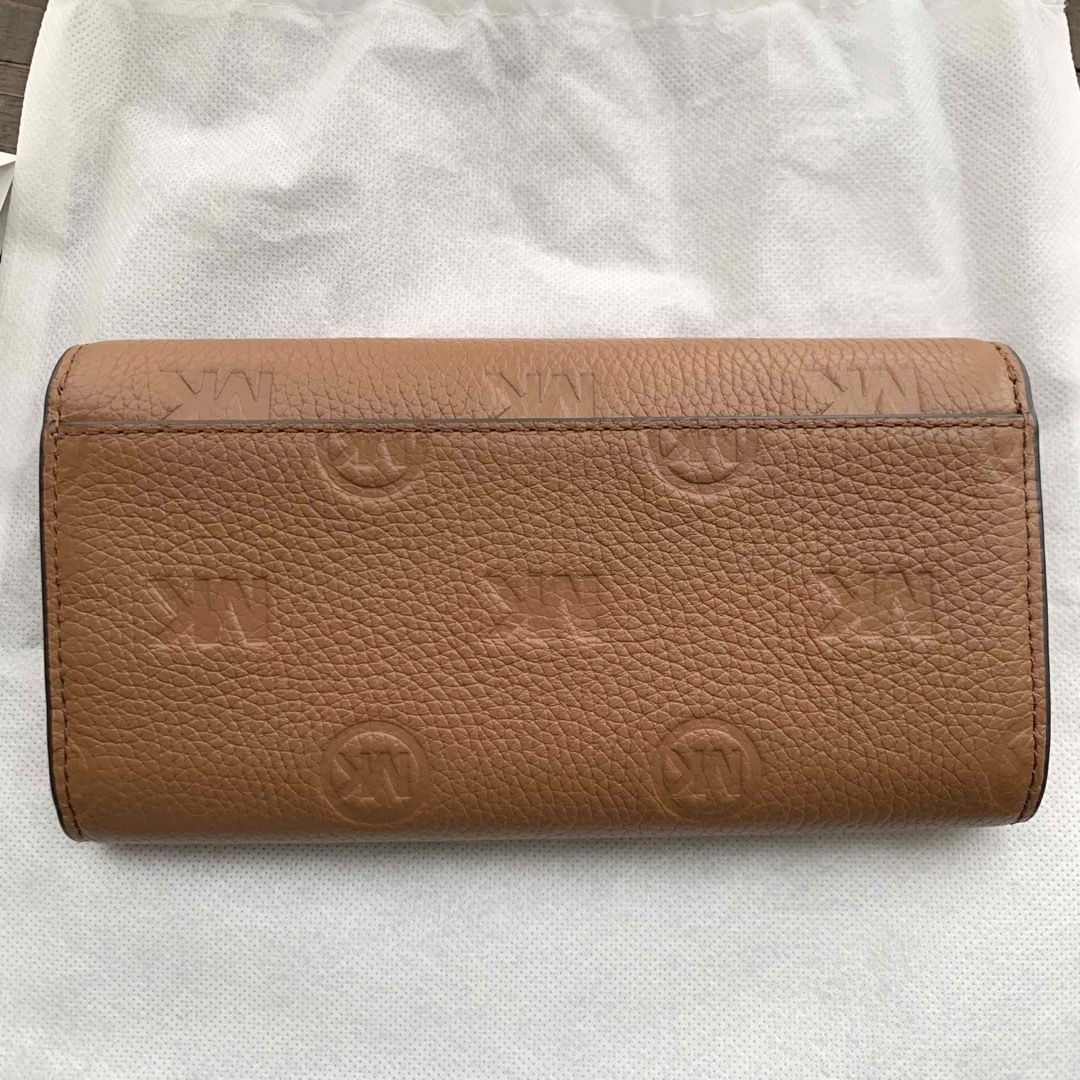 Michael Kors(マイケルコース)の新品未使用 マイケルコース 長財布 ブラウン ラゲッジ フラップ レディースのファッション小物(財布)の商品写真