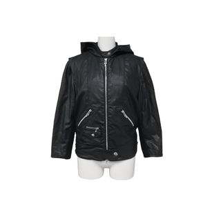 クロムハーツ(Chrome Hearts)の極美品 CHROME HEARTS クロムハーツ MNS HOOD SWTSHRT フーデットジャケット ブラック コットンリネン サイズS 中古 62660(その他)