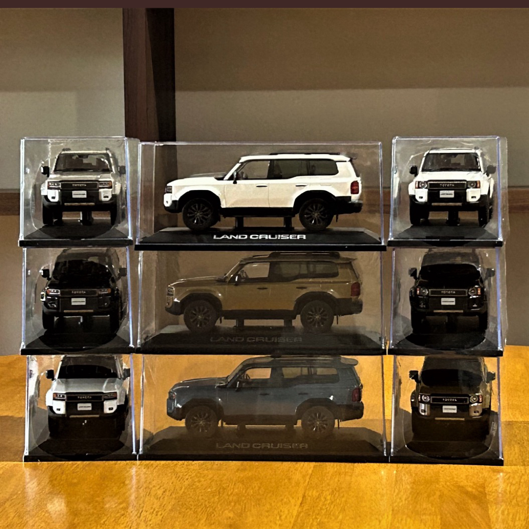 トヨタ(トヨタ)のトヨタ博物館 新型 ランドクルーザー250 1/30カラーサンプルミニカー 全種 エンタメ/ホビーのおもちゃ/ぬいぐるみ(ミニカー)の商品写真