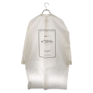 エムエムシックス(MM6)のMM6 Maison Margiela エムエムシックスメゾンマルジェラ 18AW バックロゴプリント プルオーバー長袖シャツ ワンピース レディース ホワイト S52CT0356(シャツ)