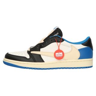 ナイキ(NIKE)のNIKE ナイキ ×TRAVIS SCOTT FRAGMENT DESIGN AIR JORDAN 1 LOW OG SP×トラヴィススコット フラグメント エアジョーダン1 ローカットスニーカー US7.5/25.5cm DM7866-140(スニーカー)