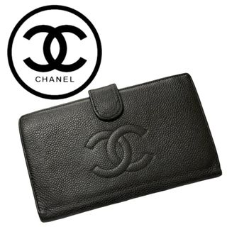 CHANEL - 【大人気】　CHANEL デカココ　長財布　キャビアスキン