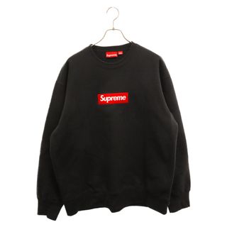 シュプリーム(Supreme)のSUPREME シュプリーム 22AW Box Logo Crewneck ボックスロゴクルーネックスウェットシャツ トレーナー ブラック/レッド(スウェット)